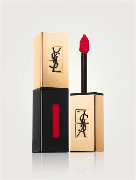 ysl rouge pur couture vernis a levres 41|YSL rouge lacquer.